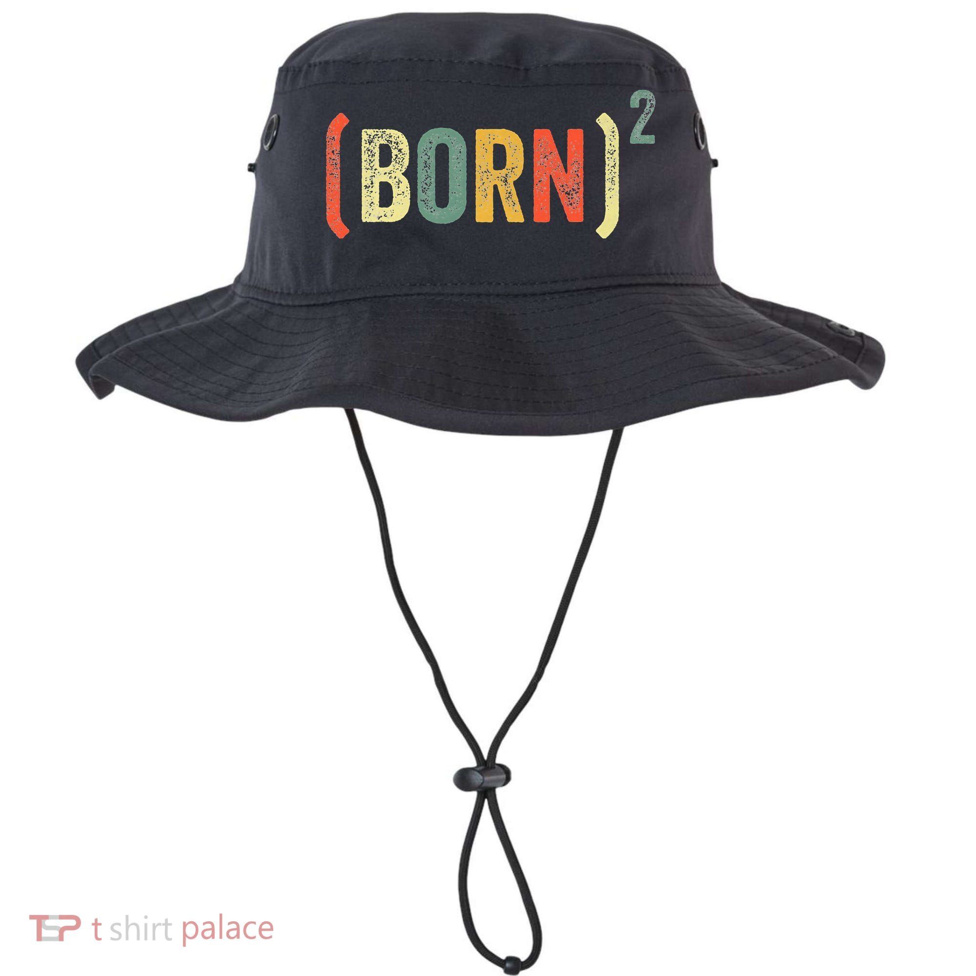 Born Again Christian Easter God Baptism Born Squared (Born)2 Bucket Hat