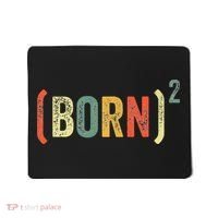Born Again Christian Easter God Baptism Born Squared (Born)2 Mousepad thumb 0