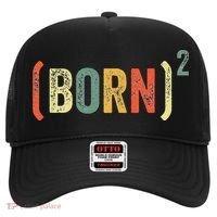 Born Again Christian Easter God Baptism Born Squared (Born)2 Hat thumb 0