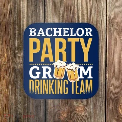 Bachelor Drinking Party Coaster