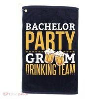 Bachelor Drinking Party Golf Towel thumb 0
