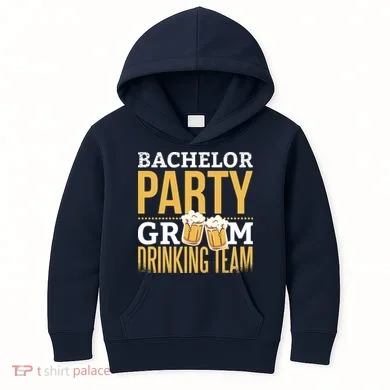 Bachelor Drinking Party Kids Hoodie