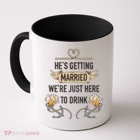 Bachelor Groom Drinking Coffee Mug thumb 0