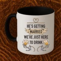 Bachelor Groom Drinking Coffee Mug thumb 2