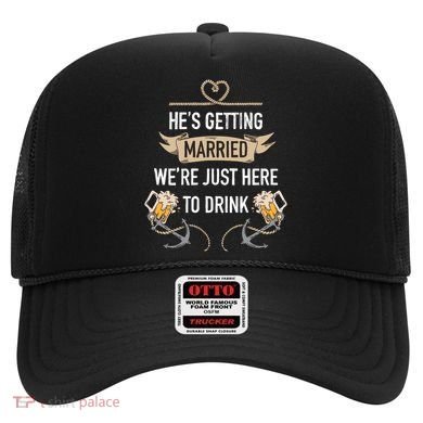 Bachelor Groom Drinking Hat