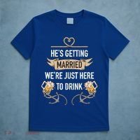 Bachelor Groom Drinking T-Shirt thumb 5