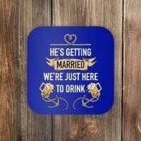 Bachelor Groom Drinking Coaster thumb 0