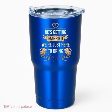 Bachelor Groom Drinking Tumbler