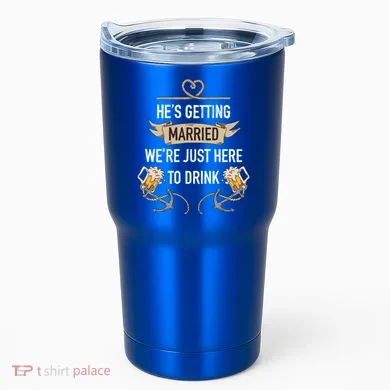Bachelor Groom Drinking Tumbler