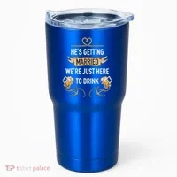 Bachelor Groom Drinking Tumbler thumb 0