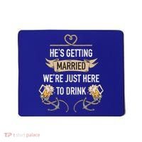 Bachelor Groom Drinking Mousepad thumb 0