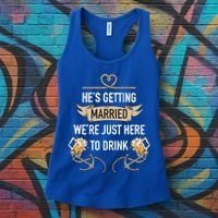 Bachelor Groom Drinking Women's Tank Top thumb 3