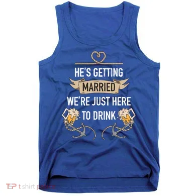 Bachelor Groom Drinking Tank Top