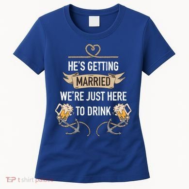 Bachelor Groom Drinking Women's T-Shirt