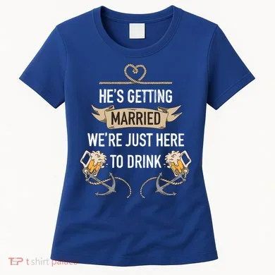 Bachelor Groom Drinking Women's T-Shirt