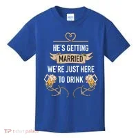 Bachelor Groom Drinking Kids T-Shirt thumb 0