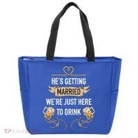 Bachelor Groom Drinking Tote Bag thumb 0