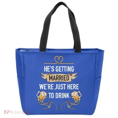 Bachelor Groom Drinking Tote Bag