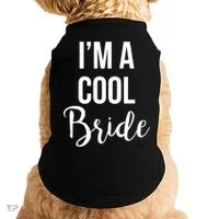 Bachelorette I'm A Cool Bride Doggie Tank thumb 0