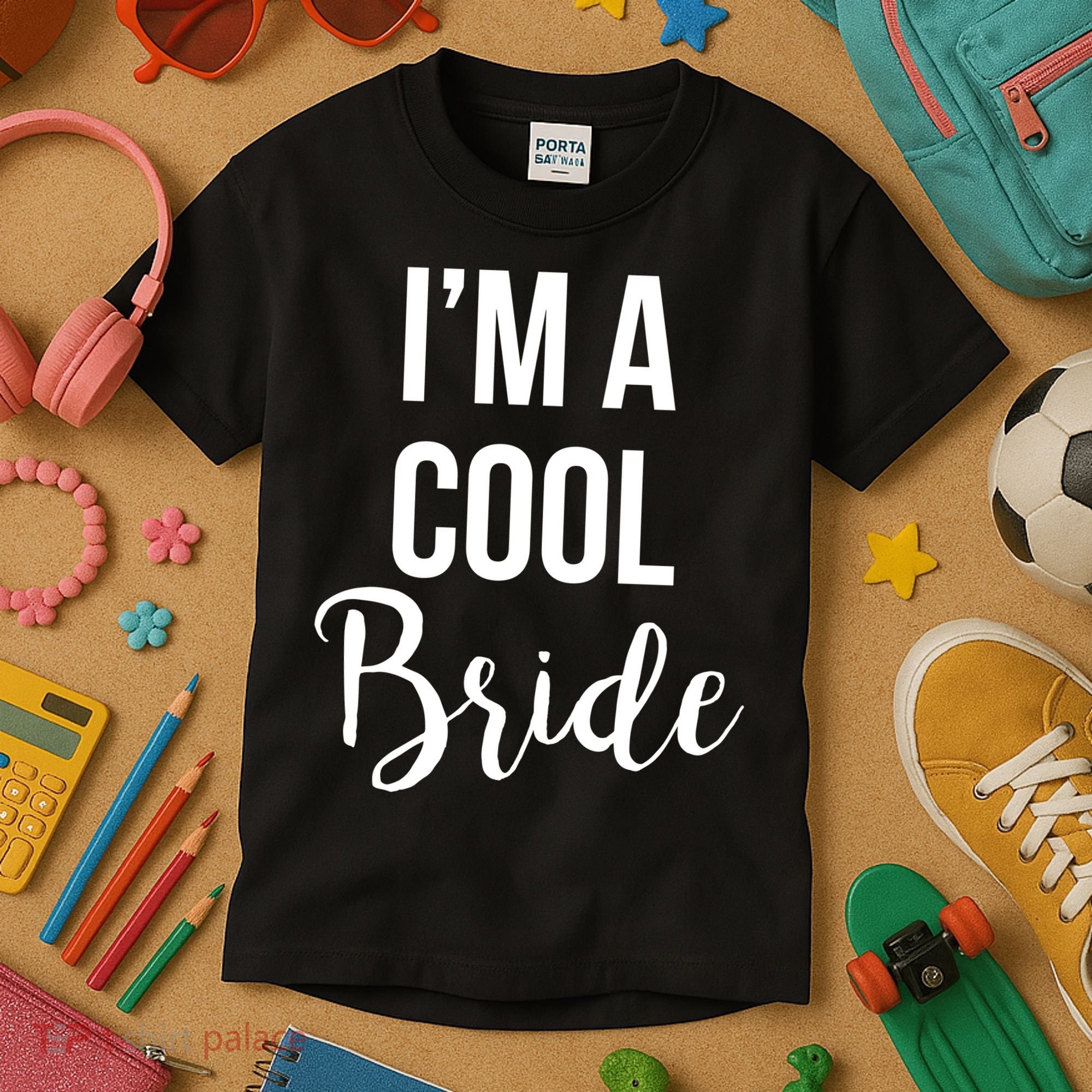 Bachelorette I'm A Cool Bride Kids T-Shirt