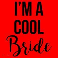 Bachelorette I'm A Cool Bride Santa Hat thumb 1