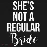 Bachelorette She's Not A Regular Bride Doggie Tank thumb 4
