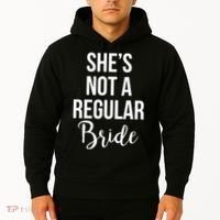 Bachelorette She's Not A Regular Bride Hoodie thumb 2