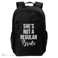 Bachelorette She's Not A Regular Bride Backpack thumb 0