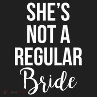 Bachelorette She's Not A Regular Bride Tumbler thumb 3