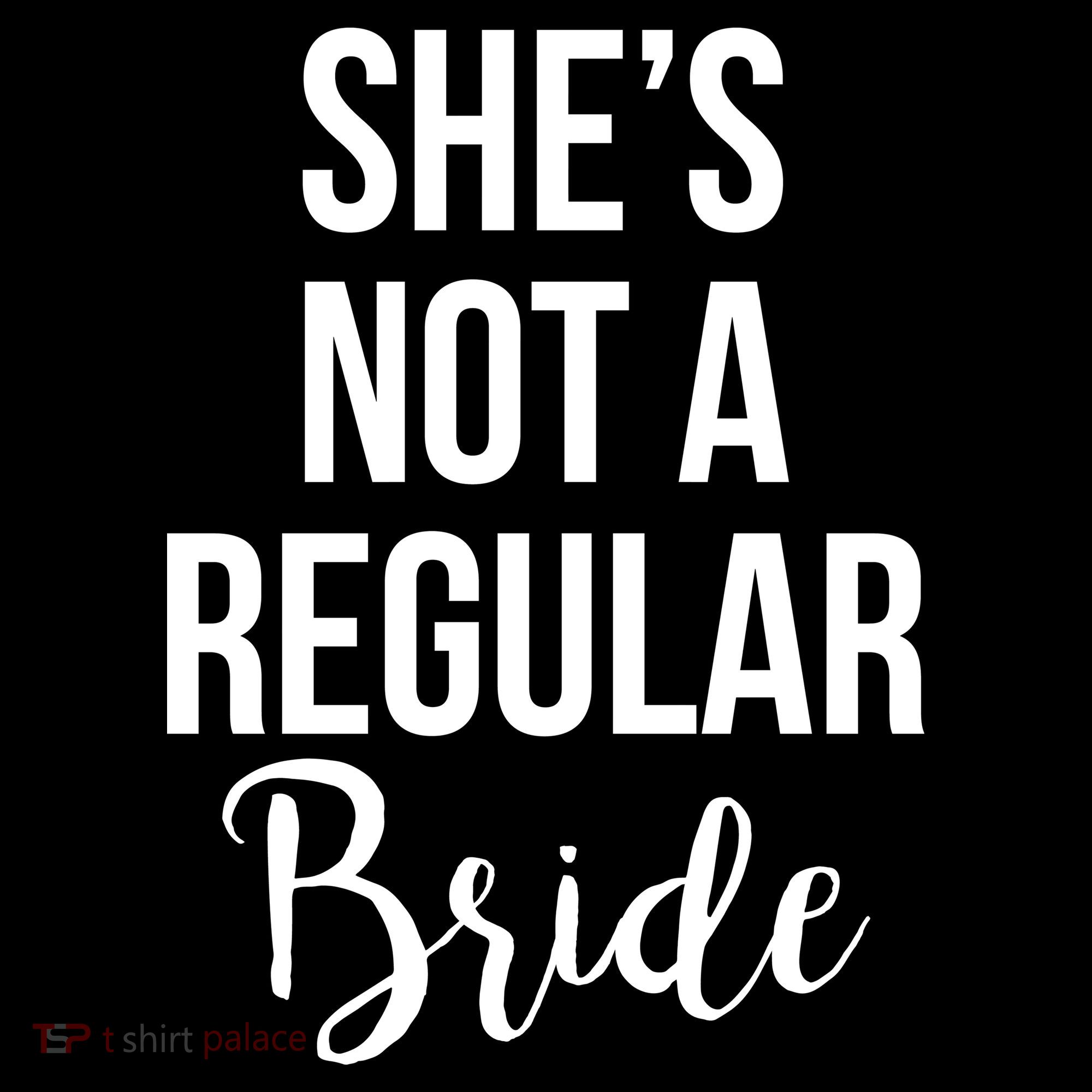 Bachelorette She's Not A Regular Bride Mousepad