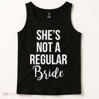 Bachelorette She's Not A Regular Bride Tank Top thumb 2