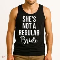Bachelorette She's Not A Regular Bride Tank Top thumb 3
