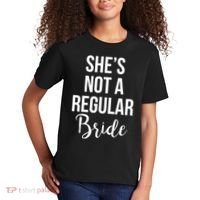 Bachelorette She's Not A Regular Bride Kids T-Shirt thumb 2