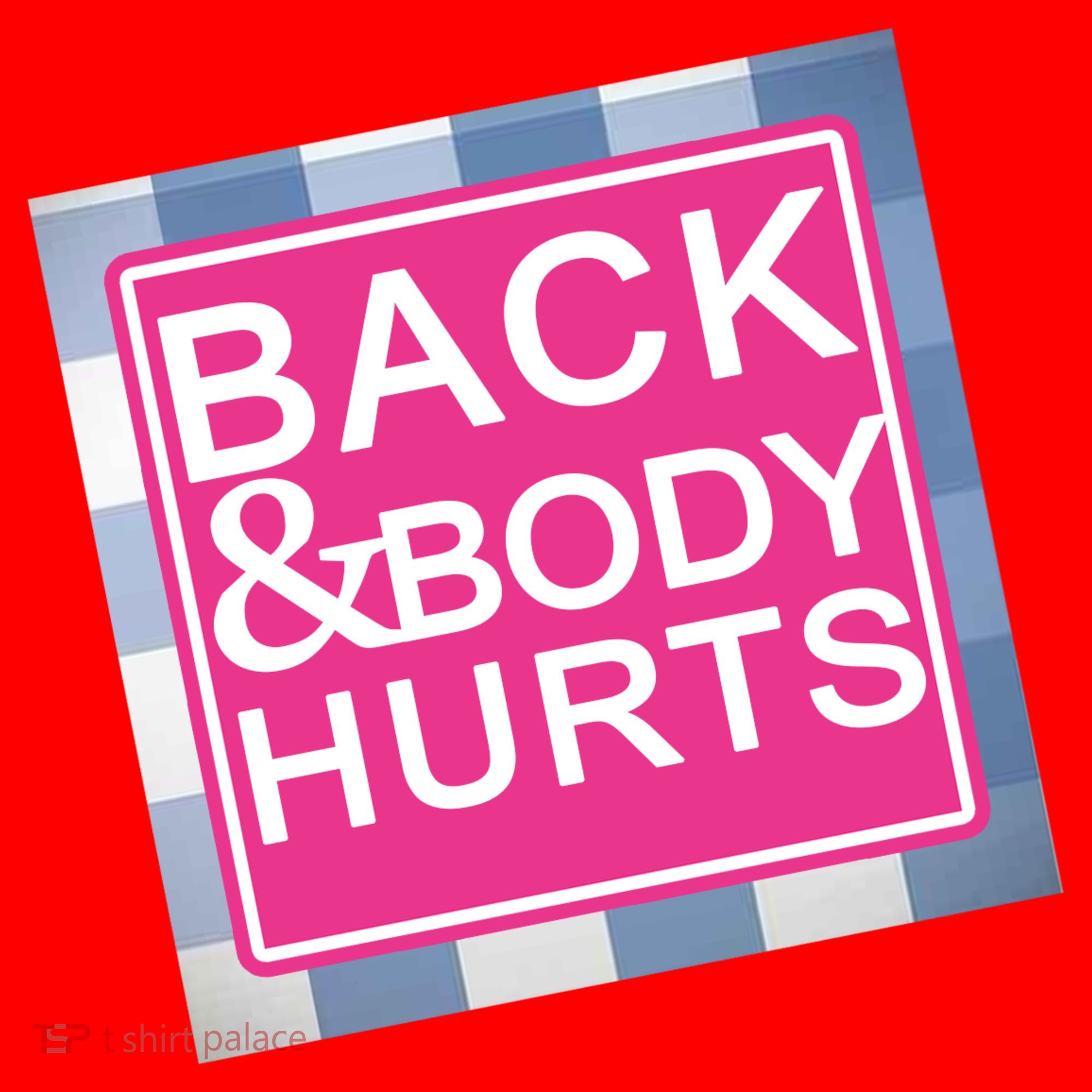 Back & Body Hurts Santa Hat