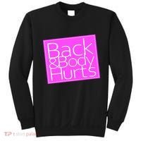 Back & Body Hurts Pink Logo Sweatshirt thumb 0