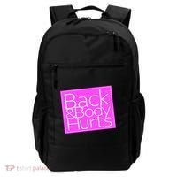 Back & Body Hurts Pink Logo Backpack thumb 0