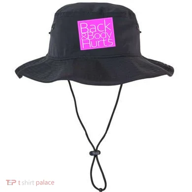 Back & Body Hurts Pink Logo Bucket Hat