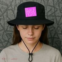 Back & Body Hurts Pink Logo Bucket Hat thumb 3