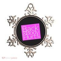 Back & Body Hurts Pink Logo Ornament thumb 0