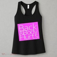 Back & Body Hurts Pink Logo Women's Tank Top thumb 3
