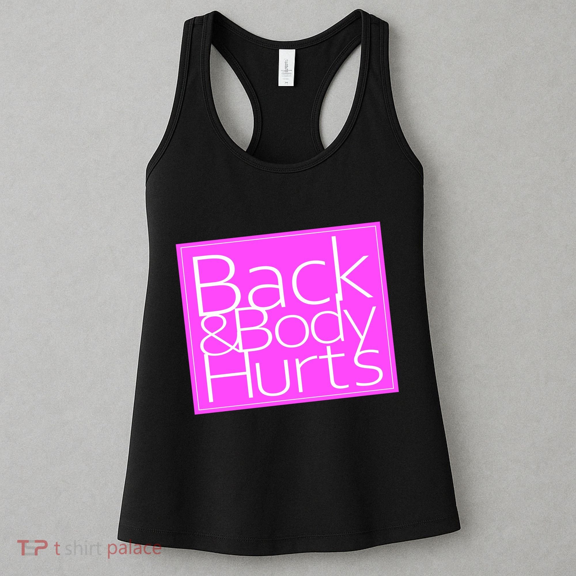 Back & Body Hurts Pink Logo Women's Tank Top