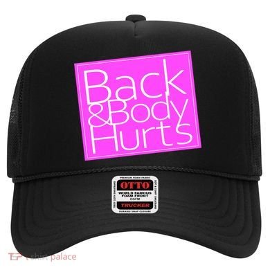 Back & Body Hurts Pink Logo Hat