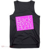 Back & Body Hurts Pink Logo Tank Top thumb 0