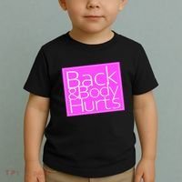 Back & Body Hurts Pink Logo Toddler T-Shirt thumb 2