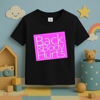 Back & Body Hurts Pink Logo Toddler T-Shirt thumb 3