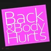 Back & Body Hurts Pink Logo Toddler T-Shirt thumb 4