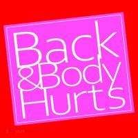 Back & Body Hurts Pink Logo Santa Hat thumb 1