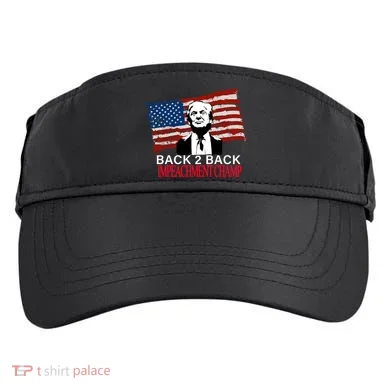 Back 2 Back Impeachment Champ Adult Drive Performance Visor