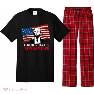 Back 2 Back Impeachment Champ Pajama Set