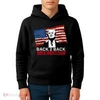 Back 2 Back Impeachment Champ Kids Hoodie thumb 4